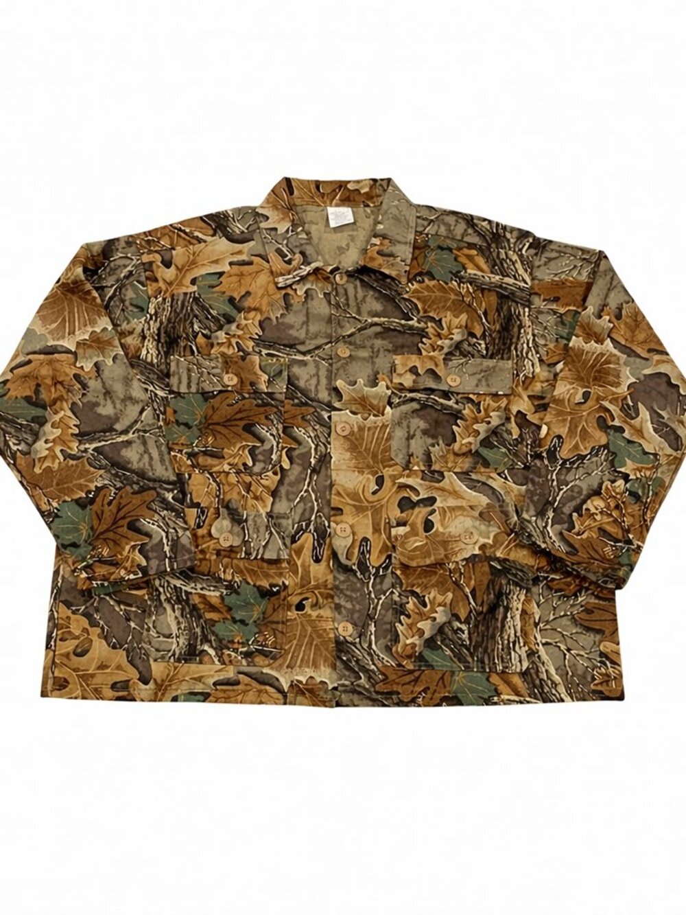 Graphic Men Camo Button Down Long Sleeve Shirt